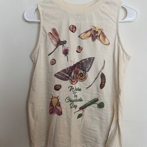 Where the Crawdads Sing Cream Graphic Tank Top